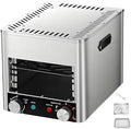 1700W Electric Steak Broiler & Smokeless Indoor Grill, Stainless Steel Multi-Purpose Countertop Oven with 10-Tier Adjustable Rack for Family BBQ & Grilling, 10 Slots