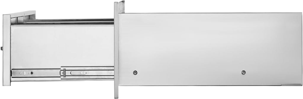 VEVOR Outdoor Kitchen Drawers 30' W x 10' H x 20' D, Horizontal Double BBQ Access Drawers Stainless Steel with Handle, BBQ Island Drawers for Outdoor Kitchens or Patio Grill Station