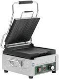 Waring Commercial WPG150 Panini Perfetto Ribbed Panini Grill, 120V, 1800W, 5-15 Phase Plug