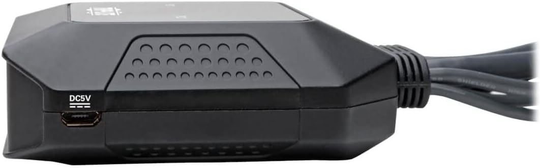 Tripp Lite 2-Port USB DisplayPort Cable KVM Switch W A/V Peripheral Sharing