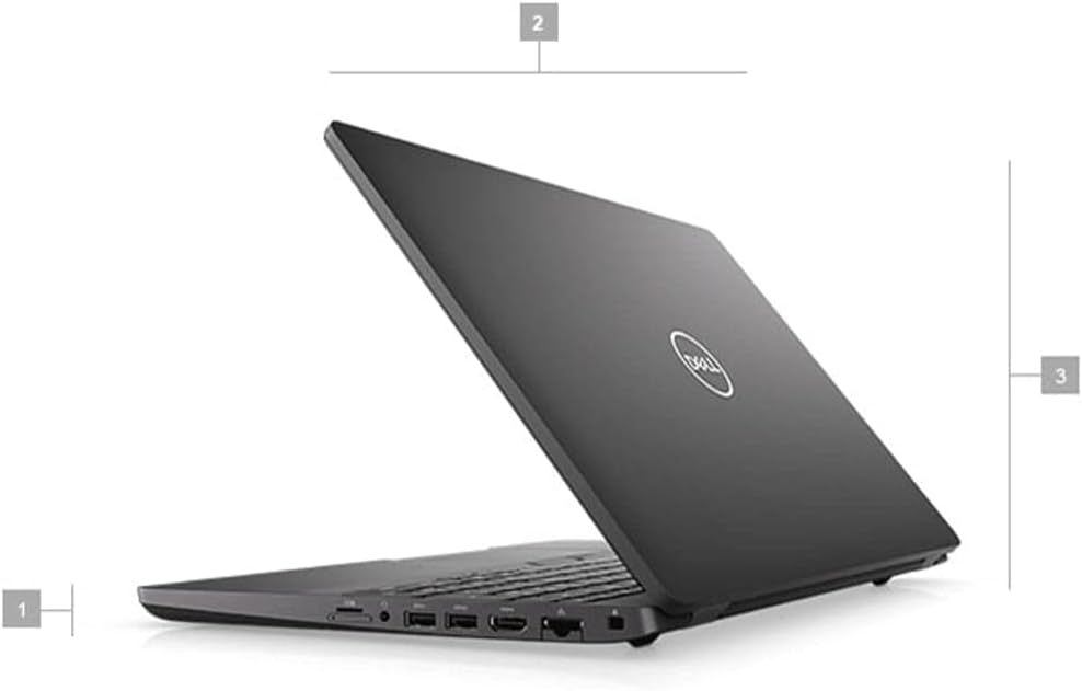 Dell Latitude 5000 5500 Laptop (2019) | 15.6'' FHD | Core i7-512GB SSD Hard Drive - 16GB RAM | 4 Cores @ 4.8 GHz Win 11 Pro (Renewed), Black