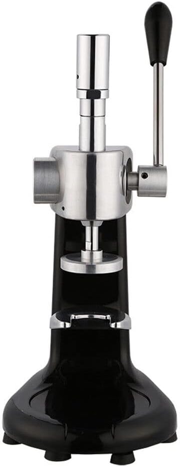 Manual Espresso Tamper Machine, Stainless Steel Coffee Bean Press Professional Barista Quantitative Tamper Tool with 2.28in Tamping Base for Commercial and Home Use,Ergonomic Handle