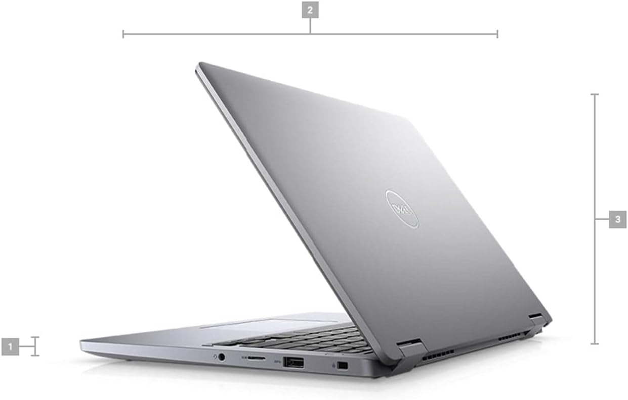 Dell Latitude 3310 2-in-1 Laptop Touch | 13.1' 1920x1080 FHD | Core i5-8265U - 256GB SSD Hard Drive - 8GB RAM | 4 cores @ 3.9 GHz Win 11 Pro Black (Renewed)