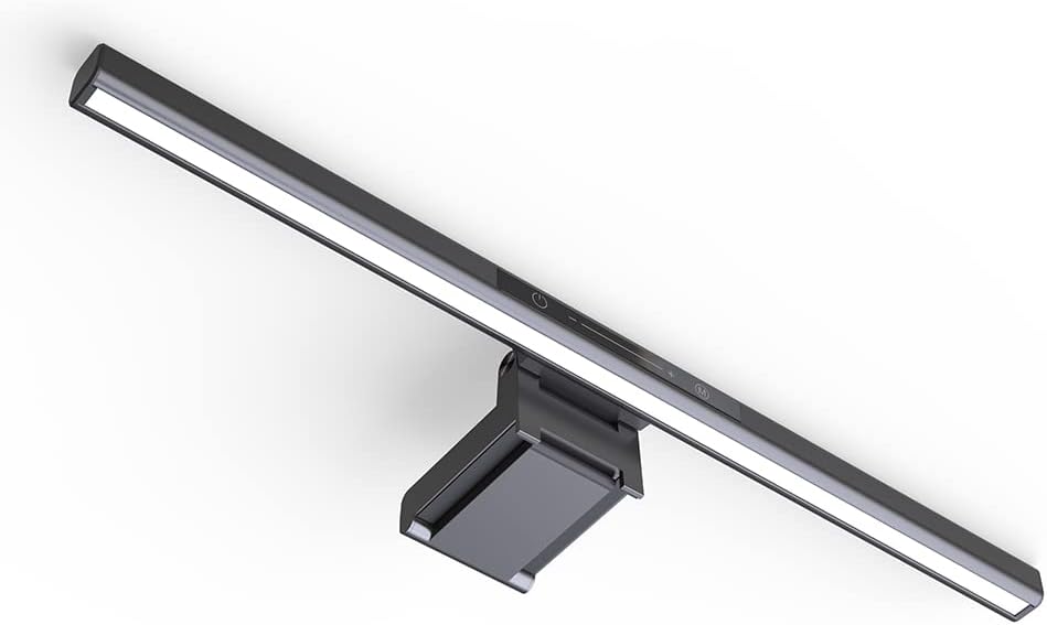 YESLIGHTING Computer Monitor Light,Screen Light Bar E-Reading LED Task Lamp with Touch Sensor,No Glare on Screen, USB Powered, Adjustable Brightness/Color Temperature Eye-Caring Reading Light