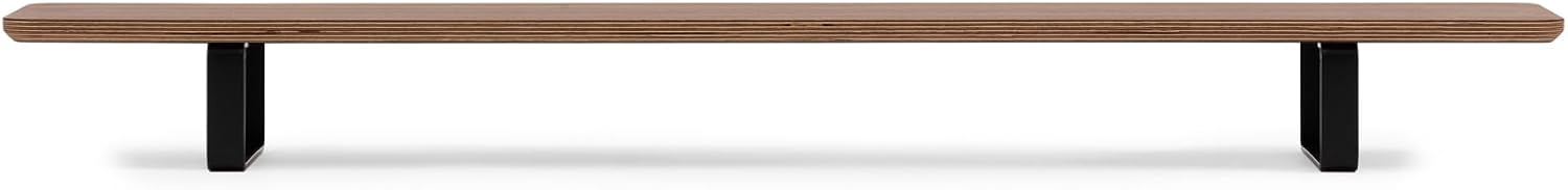 Oakywood Dual Monitor Stand - Handmade in EU - Natural Wood Monitor Stand Riser - Laptop Accessories – 220 lbs (100 kg) Capacity - 41.3'x9' (105x23 cm) – 100% Natural Walnut Veneer