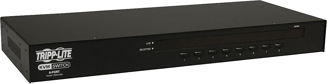 TRIPP LITE 8-Port KVM Switch USB / PS2 with On Screen Display 1URM (B042-008)