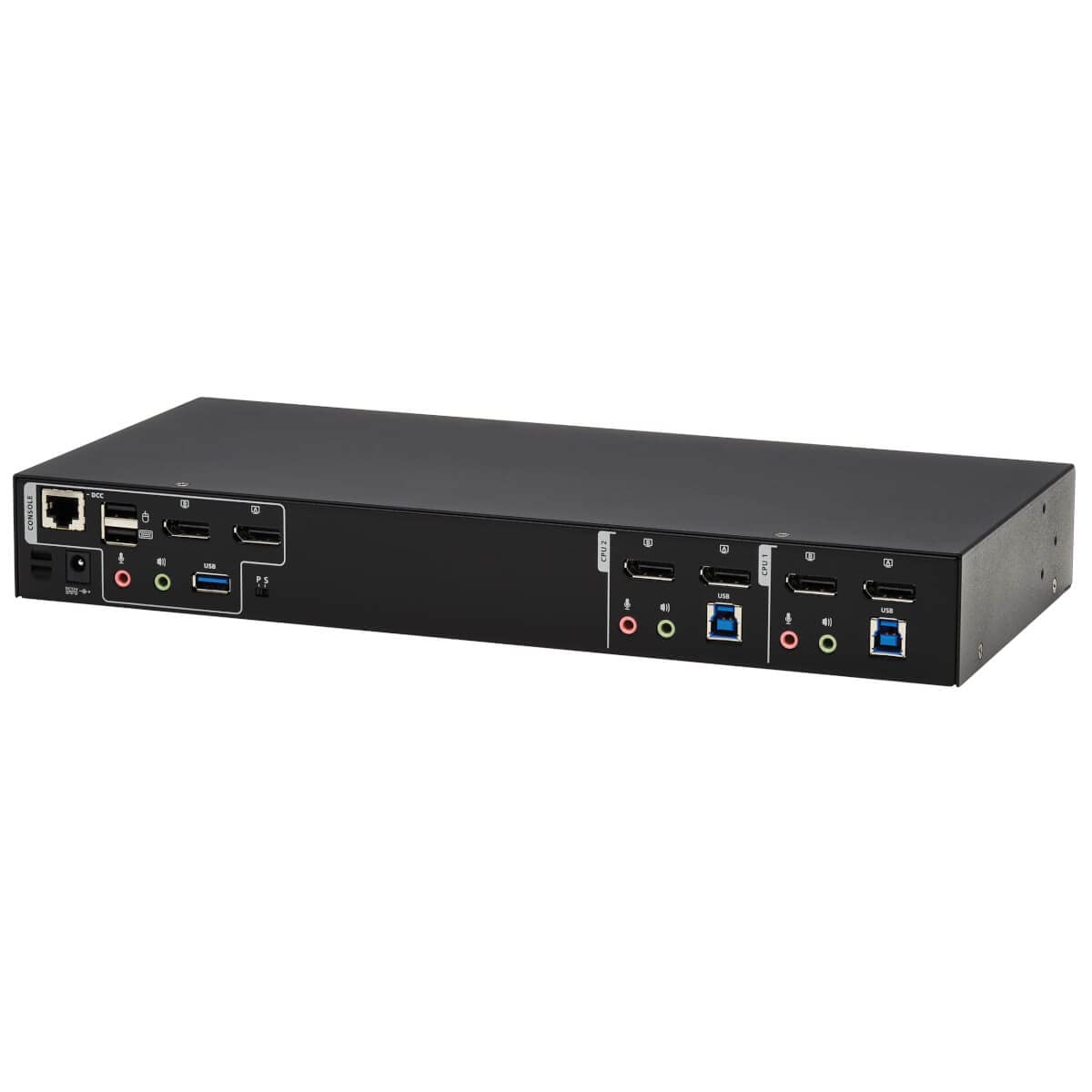 Tripp Lite DisplayPort KVM Switch 2 Monitors 2 Computers, Dual Monitor KVM Switch, UHD 4K@60Hz Video, Two USB 3.2 Gen 1 Ports, 3-Year Warranty (B006-HD2UA2)