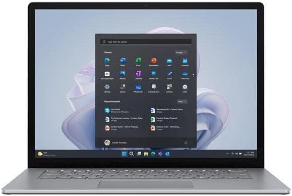Microsoft Surface Laptop 5 15' Touchscreen Notebook - 2496 x 1664 - Intel Core i7 12th Gen i7-1265U - Intel Evo Platform - 8 GB Total RAM - 256 GB SSD - Platinum