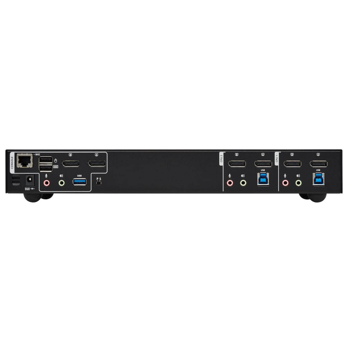 Tripp Lite DisplayPort KVM Switch 2 Monitors 2 Computers, Dual Monitor KVM Switch, UHD 4K@60Hz Video, Two USB 3.2 Gen 1 Ports, 3-Year Warranty (B006-HD2UA2)
