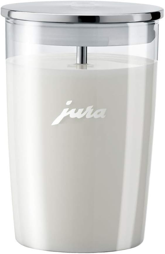 Jura S8 Automatic Coffee Machine with PEP (Chrome) Bundle with Milk Container, Smart Filter Cartridges (2-Pack) and Cleaning Tablets (5 Items)
