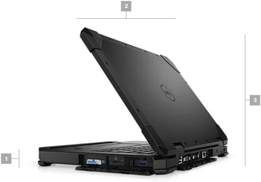 Dell Latitude Rugged 5420 Laptop | 14' 1920x1080 FHD | Core i7-8650U - 2TB SSD Hard Drive - 32GB RAM - AMD Radeon RX 540 | 4 cores @ 4.2 GHz - 4GB GDDR5 Win 11 Pro Black (Renewed)