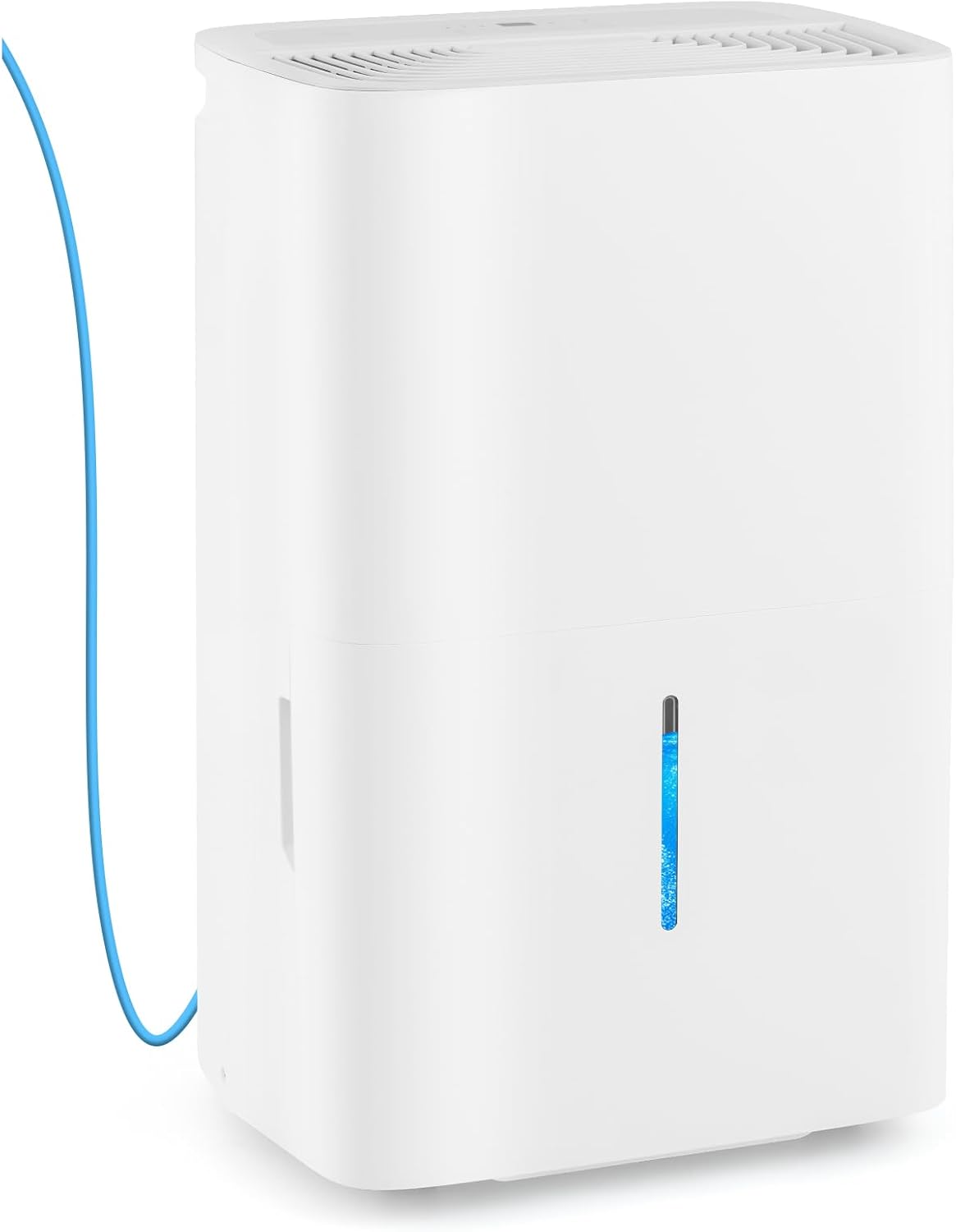 DORTALA 150 Pints Dehumidifier for 7000 Sq.Ft Large Rooms, Basement, Bathroom, Home Dehumidifier with Pump, Drain Hose, 2 Modes, 24H Timer, 2.4 Gal Water Tank, Auto Defrost, White