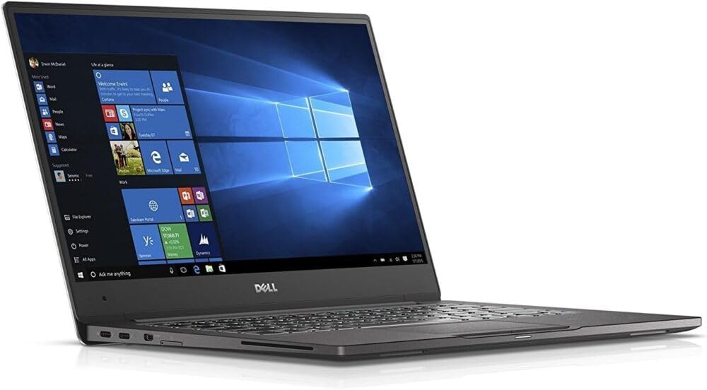 Dell Latitude 7370 Business Laptop, 13.3-inch FHD Display, Intel Core M5-6Y57, 8GB RAM, 256GB SSD, Type-C Port, Mini HDMI, Windows 11 Pro (Renewed)