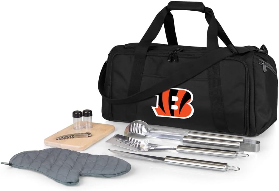 NFL BBQ Kit/Cooler Tote with Barbecue and Picnic Accessories