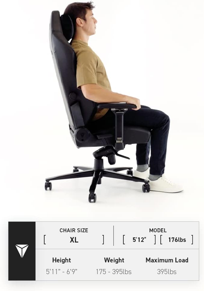 Secretlab Titan Evo Cookies & Cream Gaming Chair - Reclining, Ergonomic & Heavy Duty Computer Chair with 4D Armrests, Magnetic Head Pillow & Lumbar Support - Big and Tall 395 lbs - Gray - Fabric