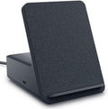 Dell Dual Charge Dock HD22Q - Fabric Wrapped Charging Stand, Type-C Connector, Qi Enabled Charging, Wake-on-Dock, Smartphone Rest, Power Button LED - Magnetite,Black