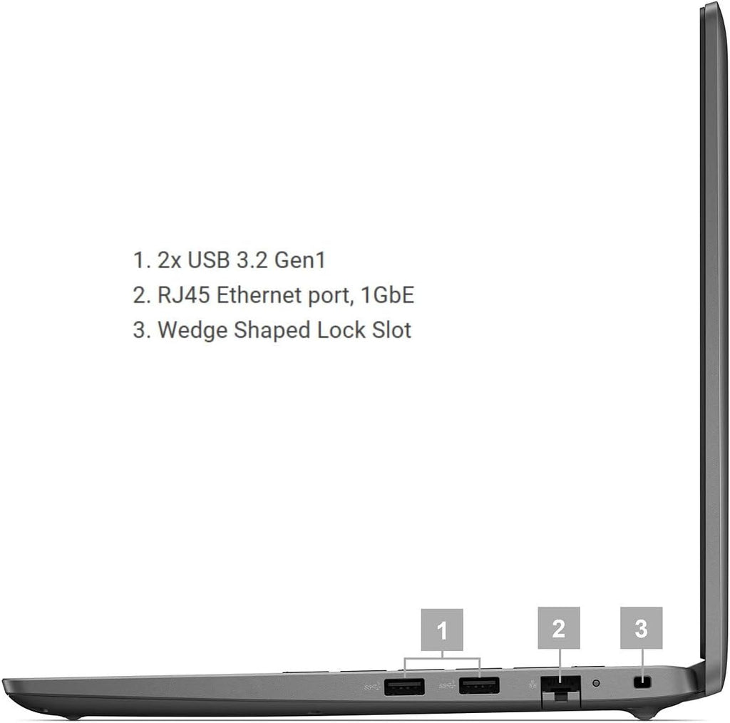 Dell Latitude 3450 Laptop 14' FHD, Intel Core i5-1335U, 16GB RAM, 512GB NVMe SSD, Backlit Keyboard, Webcam, Wi-Fi 6, Bluetooth, HDMI, USB-C, Windows 11 Pro, Grey