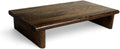 CIDS Monitor Stand Oak 1' Dark Walnut 18 x 11.25 x 4.88 TV Wood Shelf Riser Furniture Desk Assembled Made in USA New