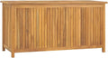 Patio Storage Box Outdoor Solid Teak Wood Deck Box Wooden Outdoor Storage Organization Box with Lid Storage Bench and Waterproof Lining for Garden,Patio,Backyard,44.9'x19.7'x22.8' -AA