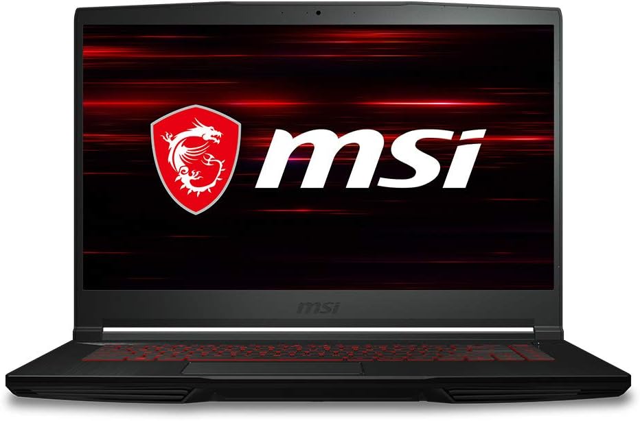 msi GF63 Thin 9RCX -615 15.6' Gaming Laptop, Intel Core i5-9300H, NVIDIA GTX 1050Ti, 8GB, 512GB NVMe SSD, Win10