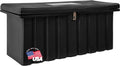 Buyers Products 1712250 Poly Outdoor Multi-Purpose All Weather Utility Storage Bin Box, 8.4 cu. Ft, Job Site Box, Outdoor Storage and Organizer, Made in USA, Black