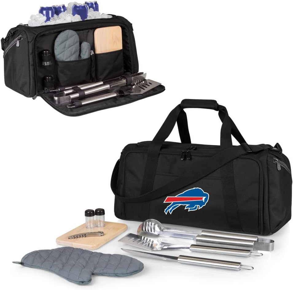 NFL BBQ Kit/Cooler Tote with Barbecue and Picnic Accessories