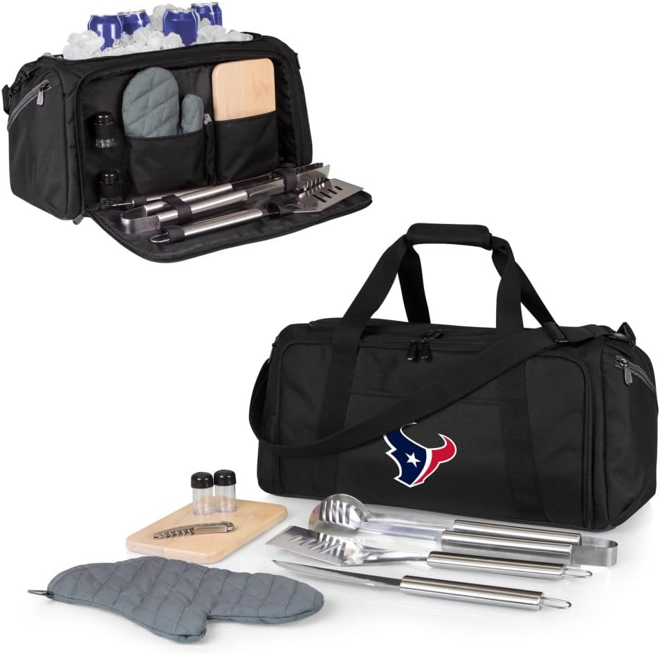 NFL BBQ Kit/Cooler Tote with Barbecue and Picnic Accessories