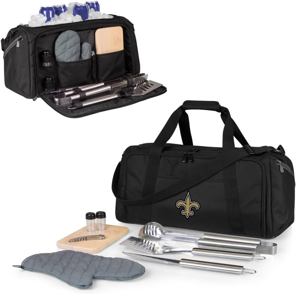 NFL BBQ Kit/Cooler Tote with Barbecue and Picnic Accessories