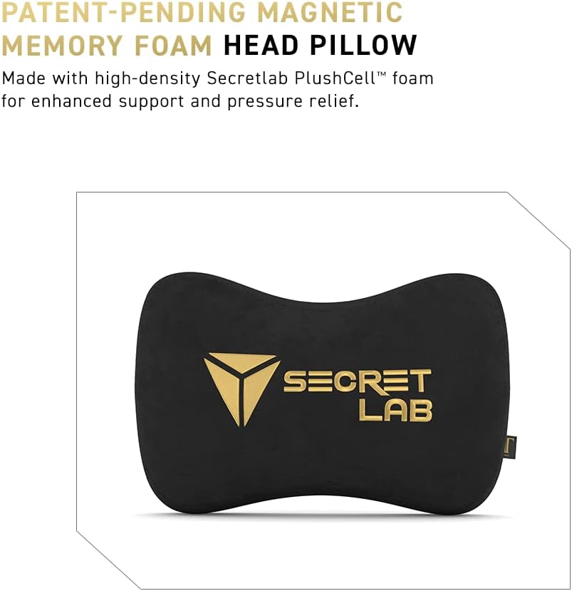 Secretlab Titan Evo House Lannister Gaming Chair - Reclining & Heavy Duty Computer Chair with 4D Armrests - Magnetic Head Pillow & Lumbar Support - Up to 395 lbs - Red/Gold - Leatherette