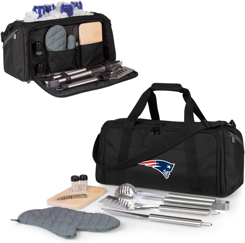 NFL BBQ Kit/Cooler Tote with Barbecue and Picnic Accessories