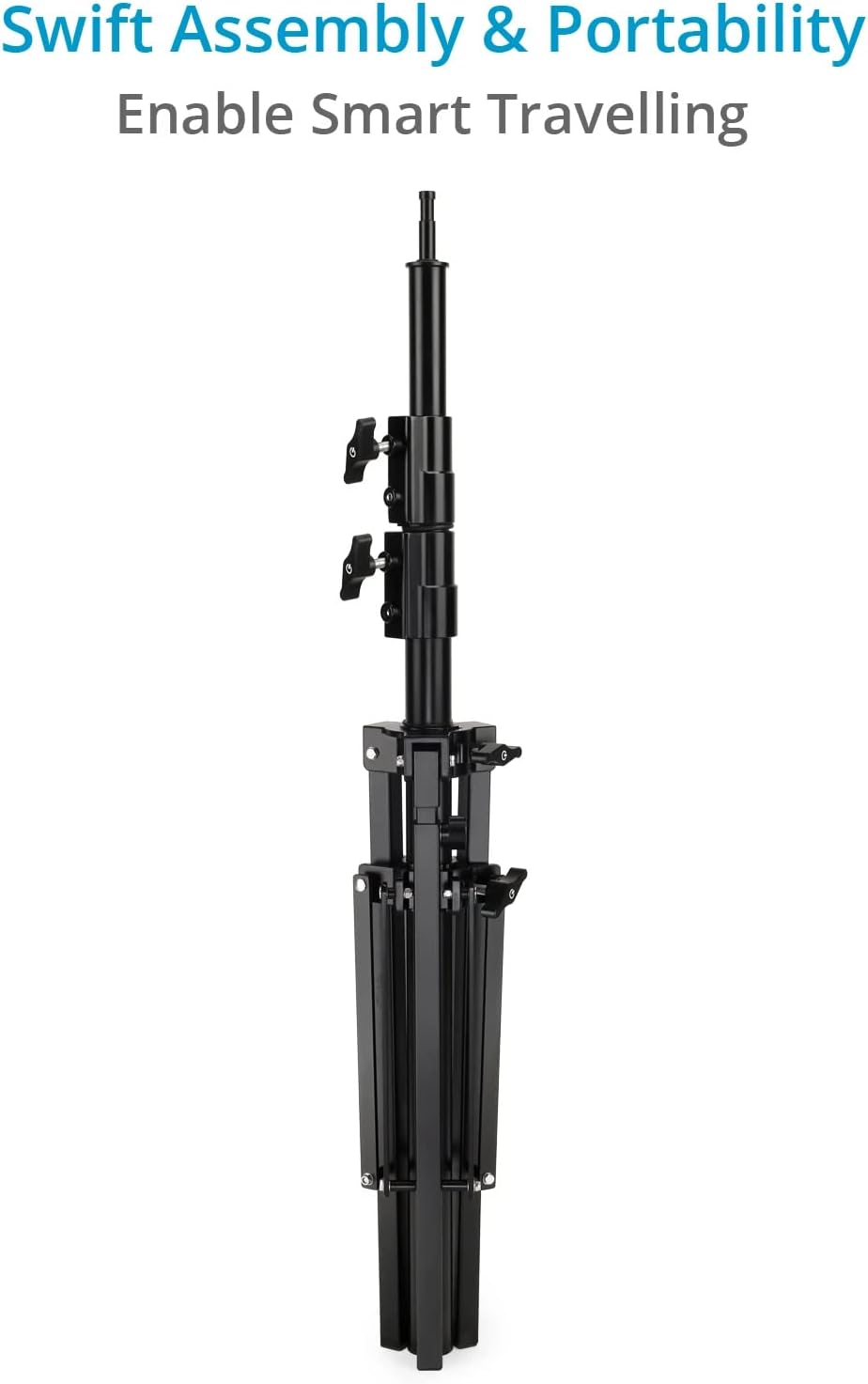 Proaim Alpha Docking Universal Support Stand with 5/8' Baby Pin Mount |for Docking Camera Stabilizer System, Gimbals and add-ons Like Workstation, Lights, Monitors (TP-ALPA-01)