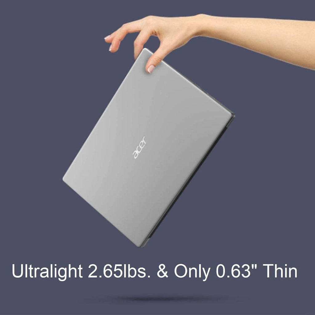 Acer Swift 3 Thin & Light Laptop, 14' Full HD IPS, AMD Ryzen 7 4700U Octa-Core with Radeon Graphics, 8GB LPDDR4, 512GB NVMe SSD, Wi-Fi 6, Backlit KB, Fingerprint Reader, Alexa Built-in