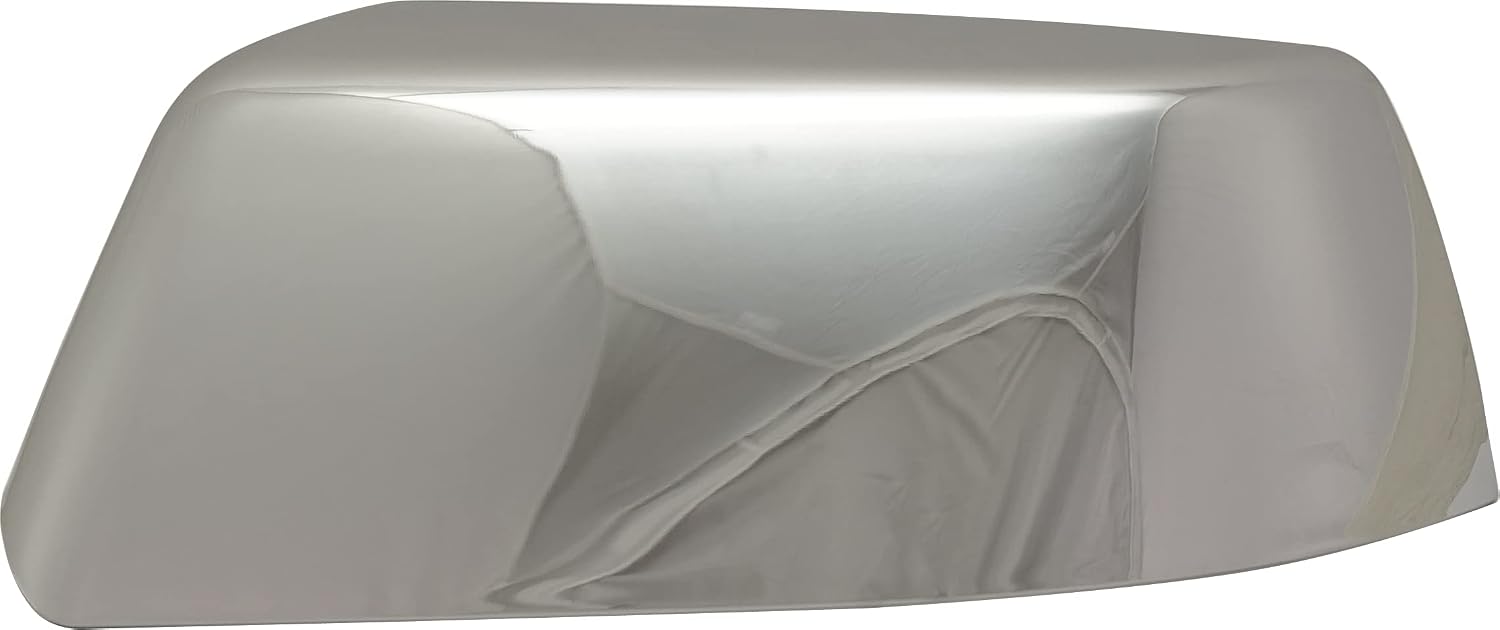 Kool Vue Left Power Heated Mirror for Chevrolet Tahoe Suburban 2015-2020 Power Fold With Signal Light, Blind Spot Monitor, Memory & Puddle Lamp; Without Auto-Dimming with 2 Caps With Object Sensor