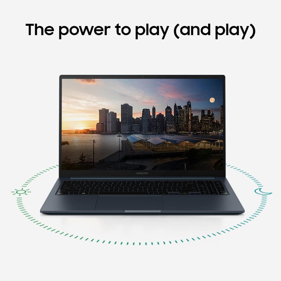 Samsung Electronics Galaxy Book Odyssey Intel Laptop Computer 15.6' LED Screen Intel Core i7 Processor 16GB Memory 512GB SSD Long-Lasting Battery, Mystic Black