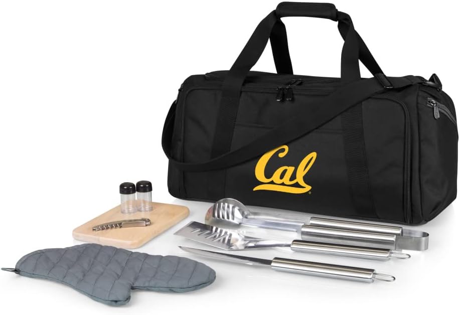 PICNIC TIME NCAA BBQ Kit Cooler Tote with Barbecue & Accessories