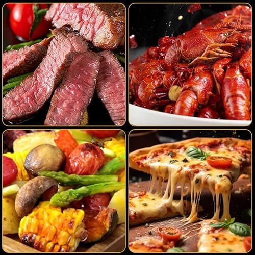 800℃ Electric Steak Broiler, 1700W Indoor Grill with Adjustable Slots, Time and Temperature Control, Stainless Steel Kitchen Appliance, A-220V