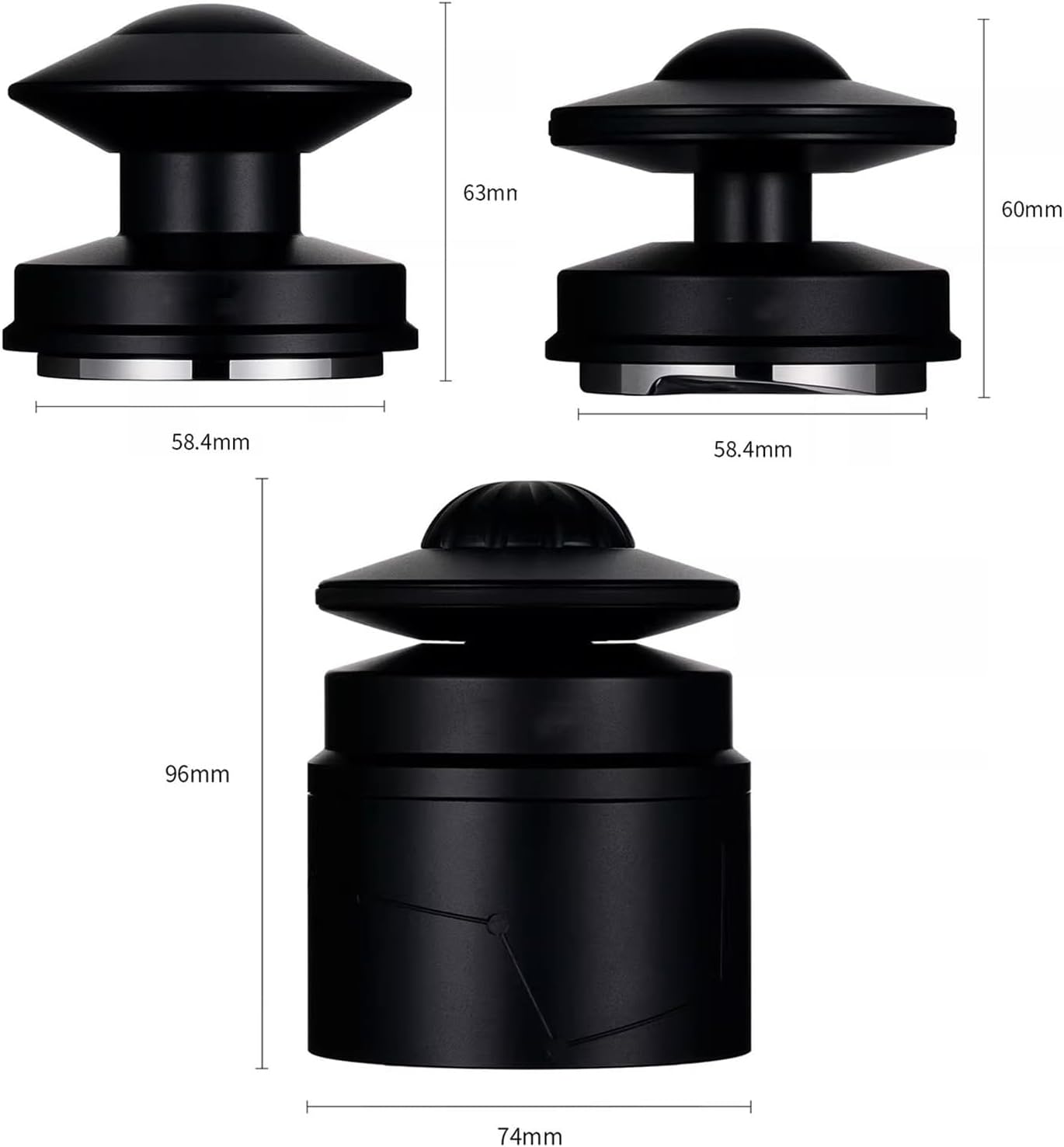 58mm Espresso Accessories Kit, Espresso Accessories, Spring-Loaded Espresso Tamper, WDT Tool, Coffee Distributor, Wooden Storage Stand, Magnetic Fixation, Coffee Machine Accessories for Barista