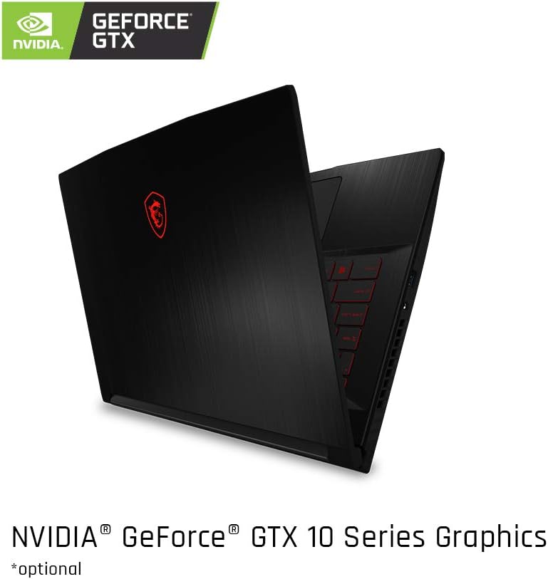 msi GF63 Thin 9RCX -615 15.6' Gaming Laptop, Intel Core i5-9300H, NVIDIA GTX 1050Ti, 8GB, 512GB NVMe SSD, Win10