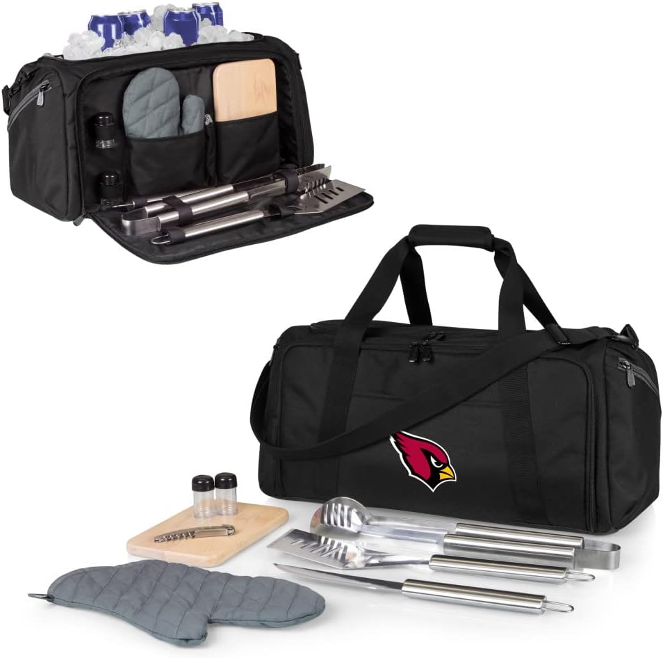 NFL BBQ Kit/Cooler Tote with Barbecue and Picnic Accessories