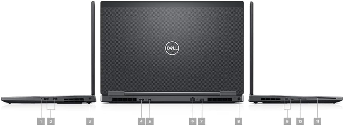 DELL Precision 17 7730 i7-8850H 32GB 512GB PCIe SSD 17.3'' FHD NVIDIA P3200 6GB (Renewed)