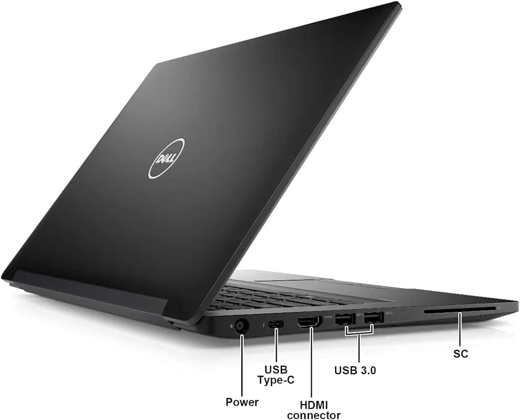 Dell Latitude 7480 Laptop Notebook, 14 inch Ultrabook, Intel Core i5-7200, 16GB RAM, 256GB Solid State SSD, Camera, Win 11 Pro(Renewed)