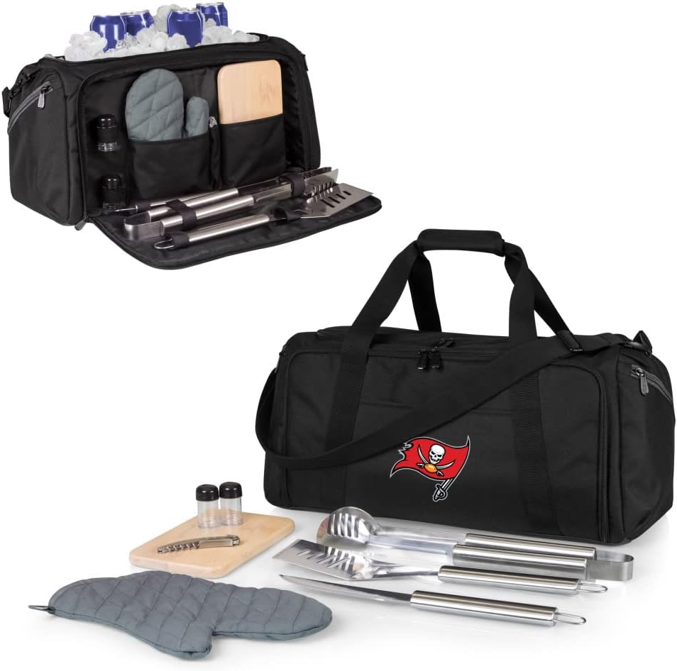 NFL BBQ Kit/Cooler Tote with Barbecue and Picnic Accessories