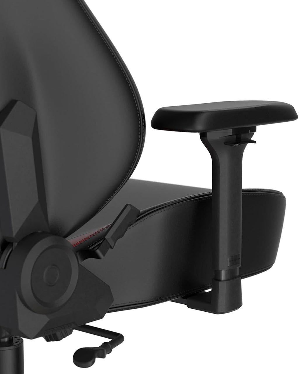 DXRacer Tank XXL Ergonomic Video Gaming Chair for Adults, Office Reclining Computer Chair with Magnetic Head Pillow and Lumbar Support, Racing Style Height Adjustable (EPU Leatherette, Black Red)