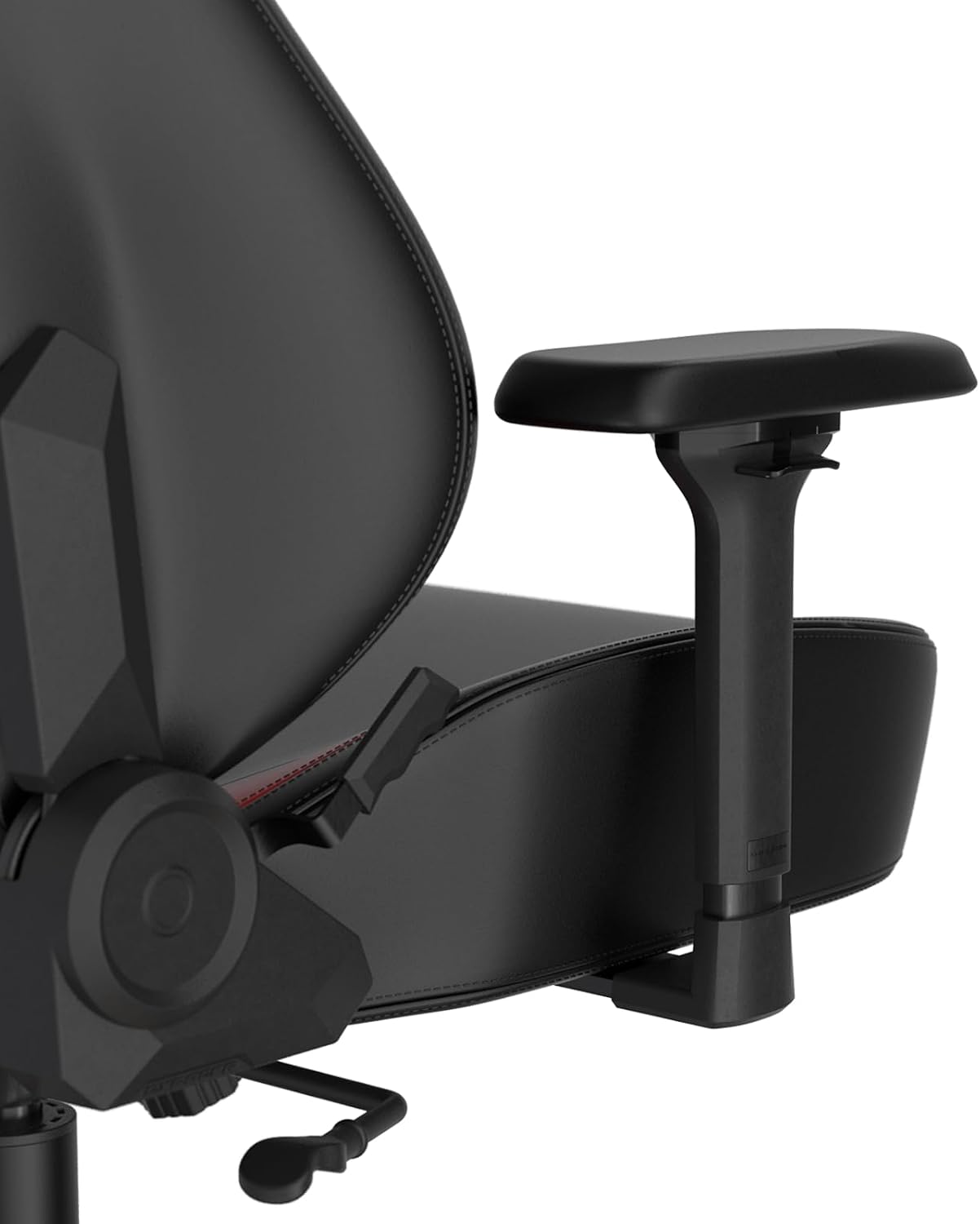 DXRacer Tank XXL Ergonomic Video Gaming Chair for Adults, Office Reclining Computer Chair with Magnetic Head Pillow and Lumbar Support, Racing Style Height Adjustable (EPU Leatherette, Black Red)