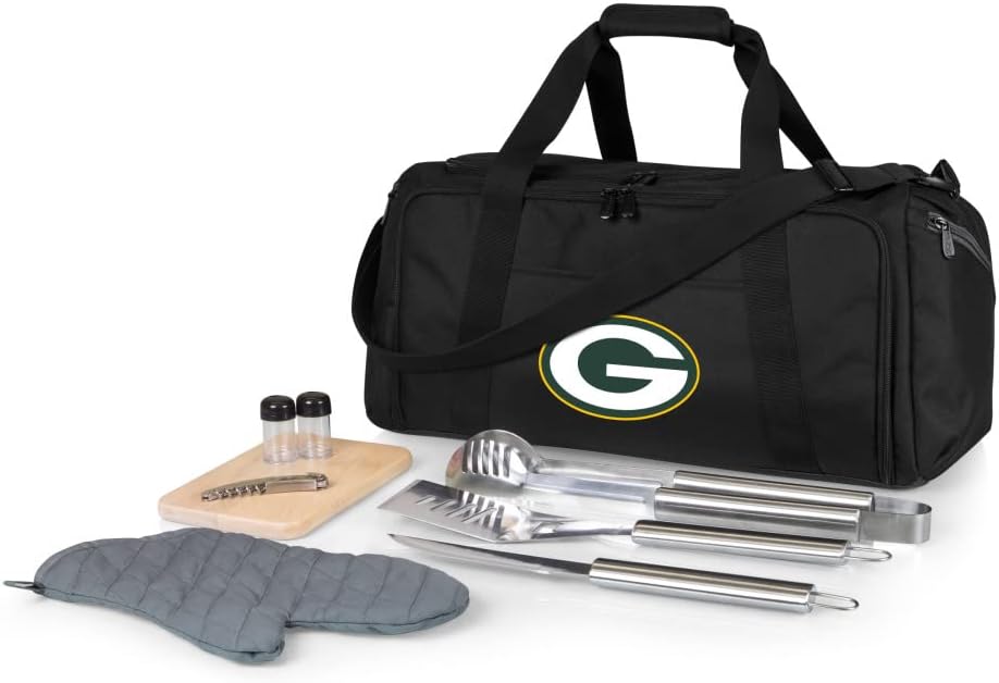 NFL BBQ Kit/Cooler Tote with Barbecue and Picnic Accessories
