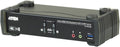 ATEN 2-Port USB 3.0 4K DisplayPort MST KVMP Switch (Cables Included)-TAA Compliant