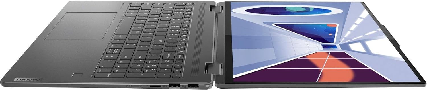 Lenovo 2023 Yoga 7i 16' 2-in-1 Touchscreen Laptop, 13th Intel Evo Platform 10-Core i7-1355U, 16GB LPDDR5 RAM, 1TB SSD, Intel Iris Xe Graphics, Backlit KB, FP, 1080p IR Webcam, Win11 Home