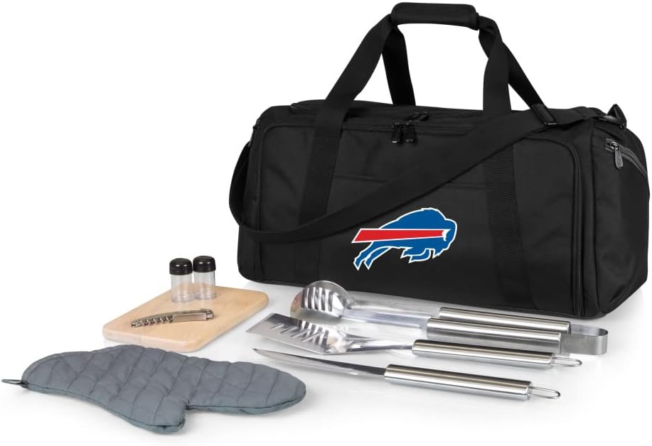 NFL BBQ Kit/Cooler Tote with Barbecue and Picnic Accessories