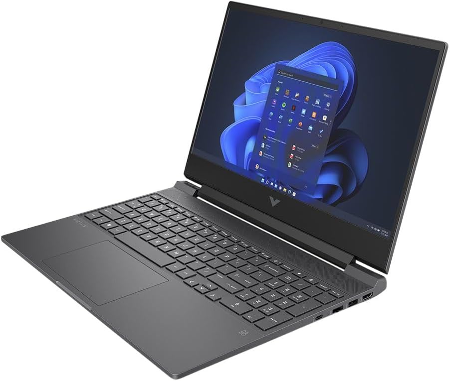 HP Victus Gaming Laptop, 15.6-inch FHD IPS 144Hz, AMD Ryzen 5-5600H, NVIDIA GeForce RTX 1650 4GB, Backlit KB, Win 11 Pro, w/Mouse Pad (16GB RAM |512GB PCIe SSD)