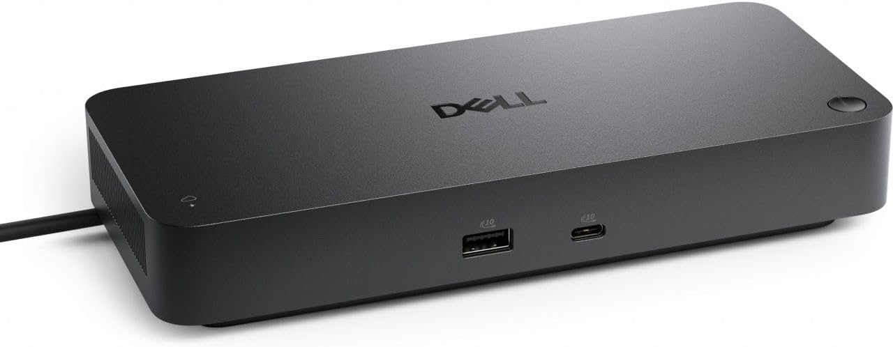 Dell Pro Thunderbolt 4 Smart Dock SD25TB4 – USB-C Station 130W, 4 Displays 4K, 2X DP 1.4, HDMI 2.1, 2X Thunderbolt 4, 2.5GbE, Wi-Fi, Sustainable Design